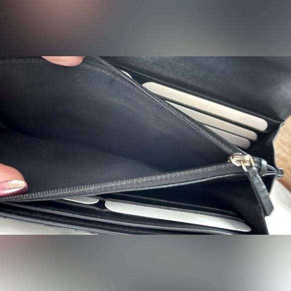 Chanel Authentic Quilted Large Patent Leather Flap Wallet EC - Picture 10 of 13